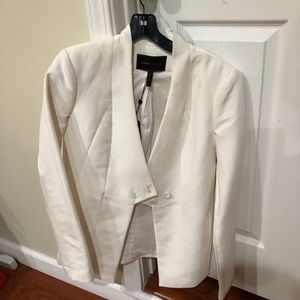White BCBG blazer